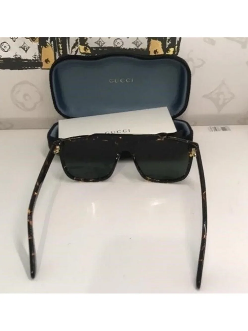New Authentic Gucci Tortoiseshell Sunglasses GG1039s 002